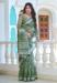 Picture of Shapely Cotton & Linen Dark Sea Green Saree