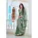 Picture of Shapely Cotton & Linen Dark Sea Green Saree