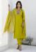 Picture of Cotton Dark Golden Rod Readymade Salwar Kameez