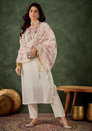 Picture of Marvelous Silk Azure Readymade Salwar Kameez
