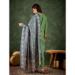Picture of Silk Dark Olive Green Readymade Salwar Kameez