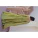 Picture of Beautiful Silk Dark Khaki Readymade Gown