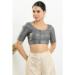 Picture of Statuesque Chiffon Dark Grey Designer Blouse