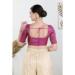 Picture of Statuesque Chiffon Sienna & Purple Designer Blouse