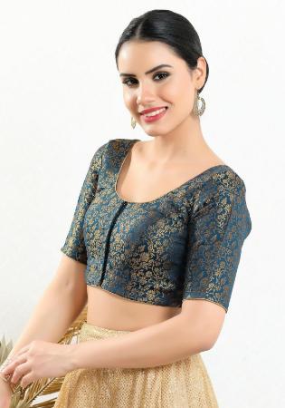 Picture of Exquisite Chiffon Dim Gray Designer Blouse