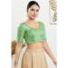 Picture of Graceful Chiffon Dark Sea Green Designer Blouse