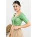 Picture of Graceful Chiffon Dark Sea Green Designer Blouse