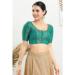 Picture of Resplendent Chiffon Dark Sea Green Designer Blouse
