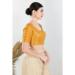 Picture of Admirable Chiffon Golden Rod Designer Blouse