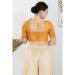 Picture of Admirable Chiffon Golden Rod Designer Blouse