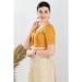 Picture of Admirable Chiffon Golden Rod Designer Blouse