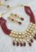 Picture of Elegant Maroon Necklace Set