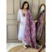 Picture of Beautiful Silk Azure Readymade Salwar Kameez