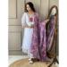 Picture of Beautiful Silk Azure Readymade Salwar Kameez
