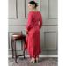 Picture of Beauteous Silk Tomato Readymade Salwar Kameez
