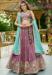 Picture of Ideal Chiffon Dark Grey Lehenga Choli
