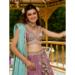 Picture of Ideal Chiffon Dark Grey Lehenga Choli