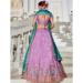 Picture of Admirable Chiffon Plum Lehenga Choli