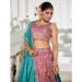 Picture of Good Looking Chiffon Rosy Brown Lehenga Choli