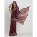 Picture of Well Formed Cotton & Linen Purple Saree