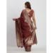 Picture of Comely Cotton & Linen Maroon Saree