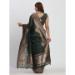 Picture of Shapely Cotton & Linen Sea Green Saree