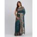 Picture of Wonderful Cotton & Linen Dark Slate Grey Saree