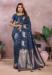 Picture of Delightful Silk Dark Slate Grey Saree