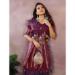 Picture of Statuesque Silk Purple Saree