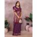 Picture of Statuesque Silk Purple Saree