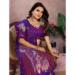 Picture of Beautiful Silk Midnight Blue Saree