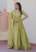 Picture of Exquisite Chiffon Dark Khaki Readymade Gown