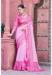 Picture of Fine Cotton & Linen Pink Saree