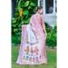 Picture of Statuesque Cotton & Linen Alice Blue Saree
