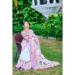 Picture of Statuesque Cotton & Linen Alice Blue Saree