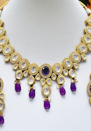 Picture of Alluring Purple Necklace Set