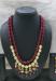 Picture of Taking Maroon Necklace Set