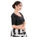 Picture of Shapely Chiffon Black Designer Blouse