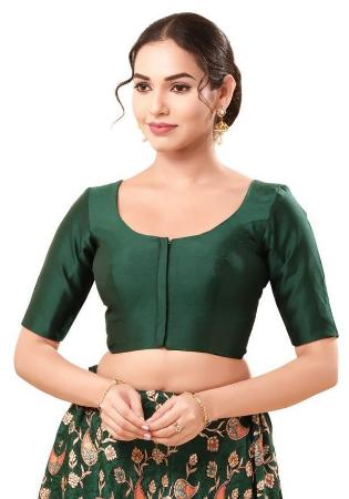 Picture of Elegant Chiffon Sea Green Designer Blouse