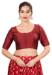 Picture of Comely Chiffon Maroon Designer Blouse