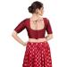Picture of Comely Chiffon Maroon Designer Blouse
