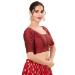 Picture of Comely Chiffon Maroon Designer Blouse