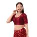 Picture of Superb Chiffon Maroon Designer Blouse