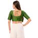 Picture of Alluring Chiffon Dark Olive Green Designer Blouse