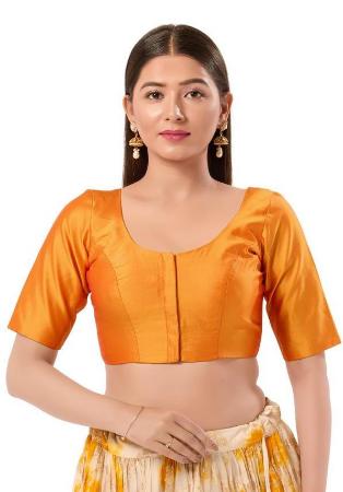 Picture of Excellent Chiffon Sandy Brown Designer Blouse