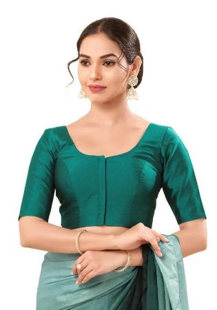 Picture of Wonderful Chiffon Sea Green Designer Blouse