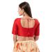 Picture of Amazing Chiffon Crimson Designer Blouse