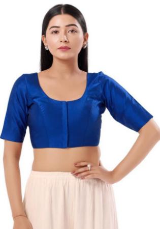 Picture of Ravishing Chiffon Midnight Blue Designer Blouse