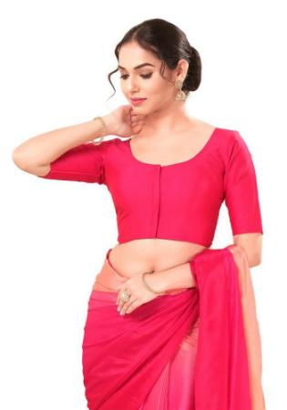 Picture of Statuesque Chiffon Deep Pink Designer Blouse