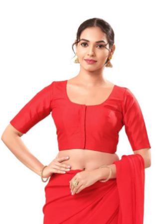 Picture of Admirable Chiffon Crimson Designer Blouse